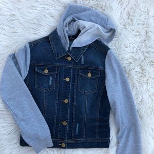 Papermoon Jean Jacket w/ Hoodie
